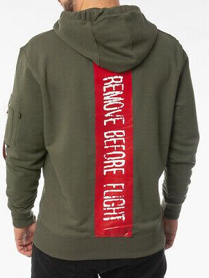 ALPHA INDUSTRIES Mikina RBF Latex Print Hoody - dark olive (126314/142)