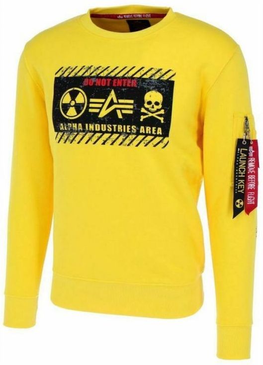 ALPHA INDUSTRIES Mikina Radioactive - empire yellow (128320/465)