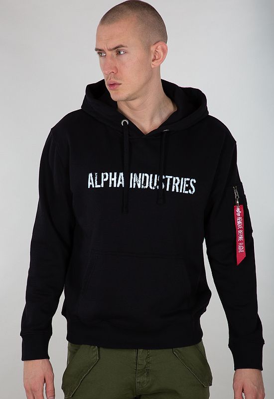 ALPHA INDUSTRIES Mikina RBF Moto - čierna (116337/03)