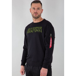 ALPHA INDUSTRIES Mikina Alpha Embroidery - čierna (116312/03)