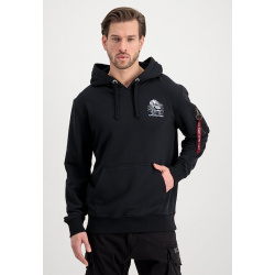 ALPHA INDUSTRIES Mikina Heritage Dragon Hoody - čierna (106333/03)