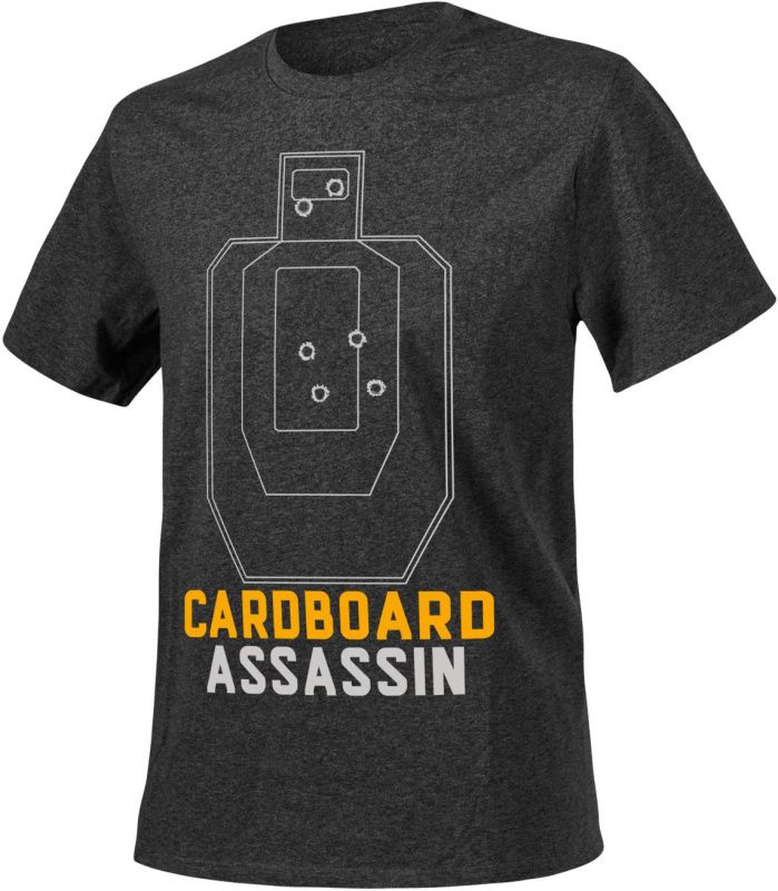 HELIKON Tričko Cardboard Assassin - čierne (TS-CAS-CO-0119Z)