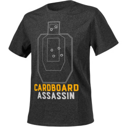 HELIKON Tričko Cardboard Assassin - čierne (TS-CAS-CO-0119Z)