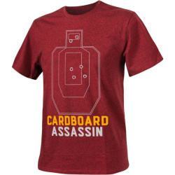 HELIKON Tričko Cardboard Assassin - červené (TS-CAS-CO-2501Z)