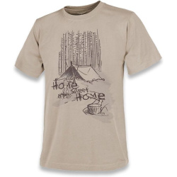 HELIKON Tričko Home Sweet Home - khaki (TS-HSH-CO-13)