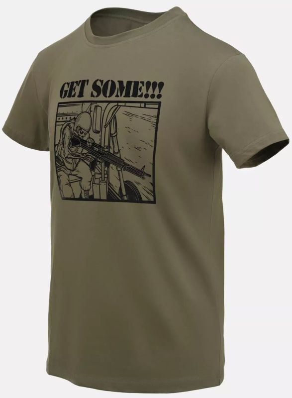 HELIKON Tričko Get some! - olive green (TS-GTS-CO-02)