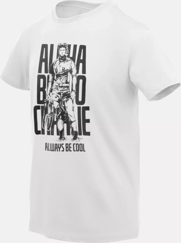 HELIKON Tričko ABC Alfa Bravo Charlie - white (TS-ABH-CO-20)
