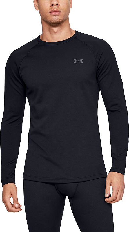 UNDER ARMOUR Tričko s dlhým rukávom Packaged Base 3.0 Crew - čierne (1343243-001)