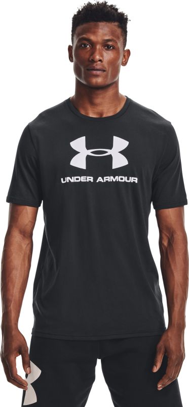 UNDER ARMOUR Tričko Sportstyle Logo Ss - čierne (1329590-001)