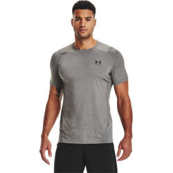 UNDER ARMOUR Tričko HG Armour Fitted SS - šedé (1361683-090)