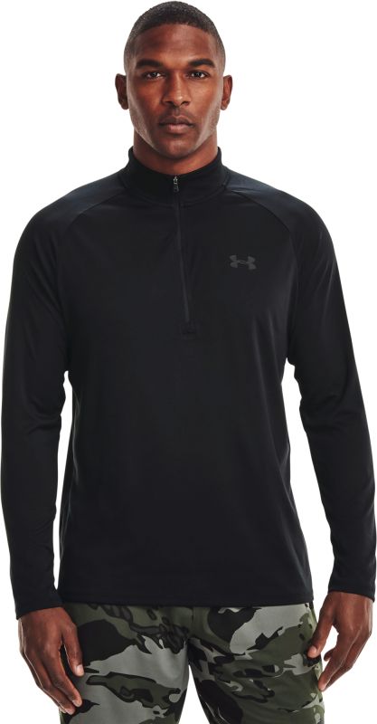 UNDER ARMOUR Tričko s dlhým rukávom UA Tech 1/2 Zip 2.0 - čierne (1328495-001)