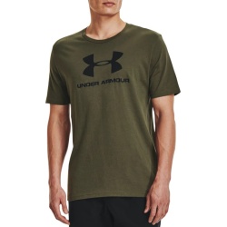 UNDER ARMOUR Tričko Sportstyle Logo Ss - green (1329590-390)