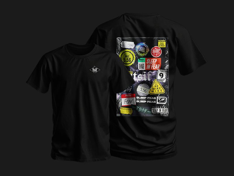 FALCONCLAW Tričko TSIF - black