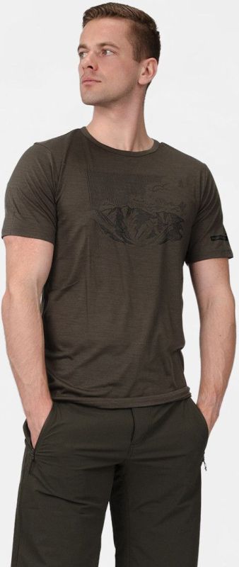 NORTHFINDER Funkčné tričko JIMEN - dark green (108613-300)