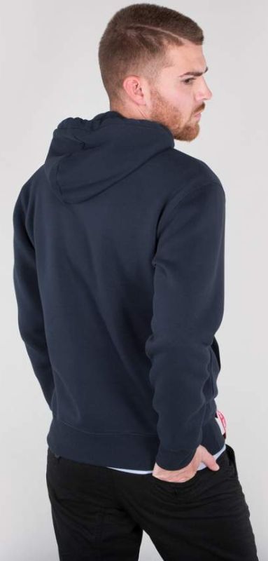 ALPHA INDUSTRIES Mikina Basic Hoody - modrá (178312/07)