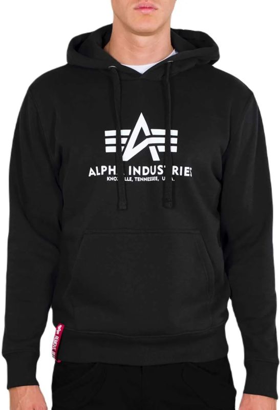 ALPHA INDUSTRIES Mikina Basic Hoody BL - black (178312/03)