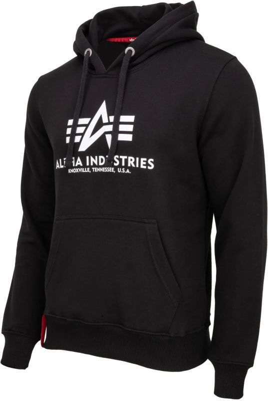 ALPHA INDUSTRIES Mikina Basic Hoody BL - black (178312/03)