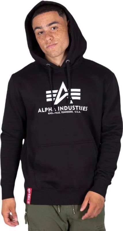 ALPHA INDUSTRIES Mikina Basic Hoody BL - black (178312/03)