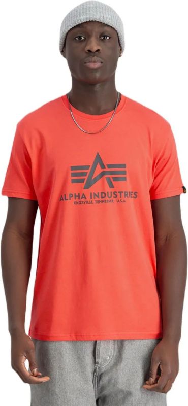 ALPHA INDUSTRIES Tričko BASIC - radiant red (100501/711)