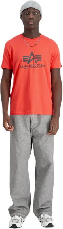 ALPHA INDUSTRIES Tričko BASIC - radiant red (100501/711)