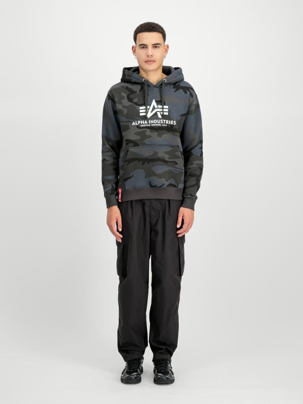 ALPHA INDUSTRIES Mikina Basic Hoody BL Camo - black camo (178312C/125)