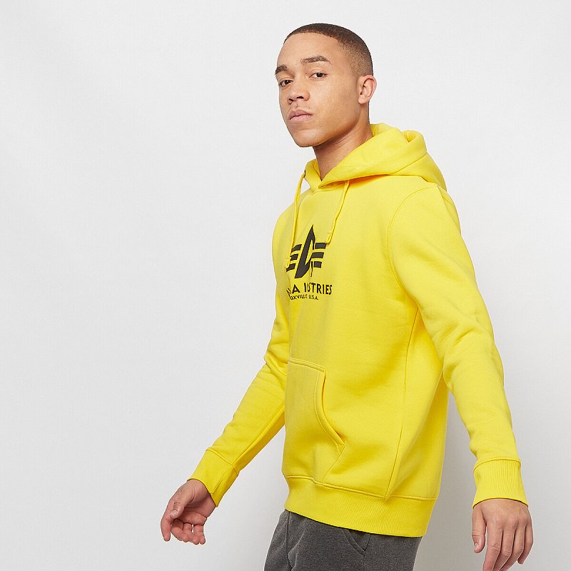 ALPHA INDUSTRIES Mikina Basic Hoody - empire yellow (178312/465)