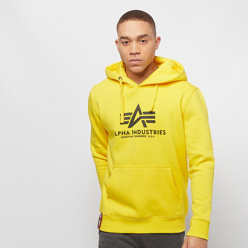 ALPHA INDUSTRIES Mikina Basic Hoody - empire yellow (178312/465)