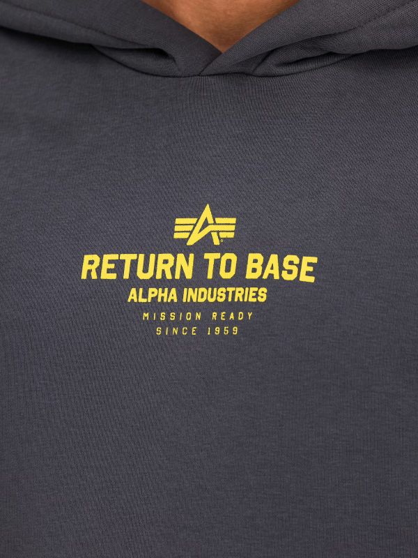 ALPHA INDUSTRIES Mikina Return To Base - vintage grey (266338/684)