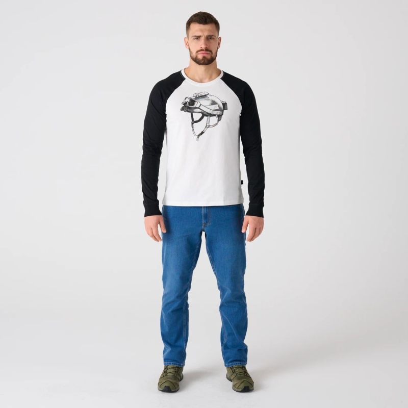 HELIKON Tričko dlhý rukáv Delta Helmet - white (TS-DHT-CO-20)