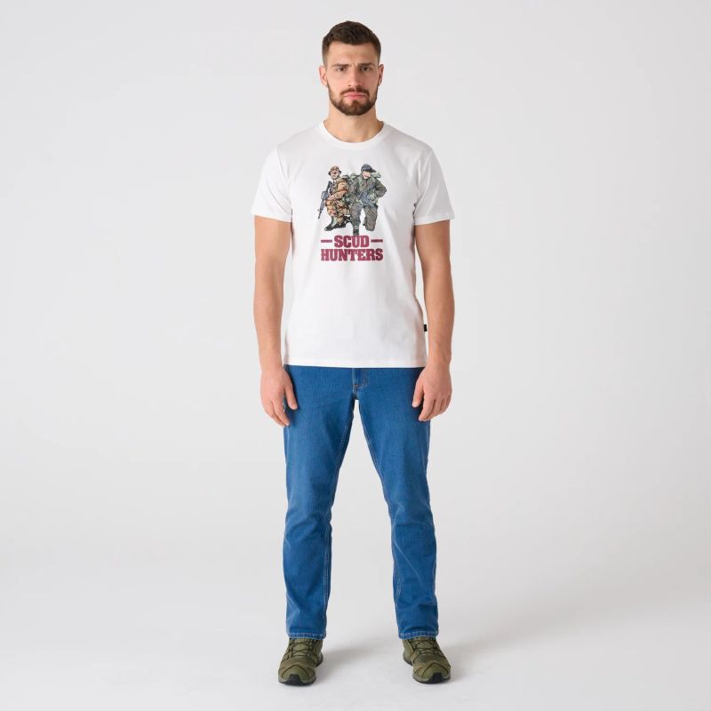 HELIKON Tričko Scud Hunters - white (TS-SHN-CO-20)