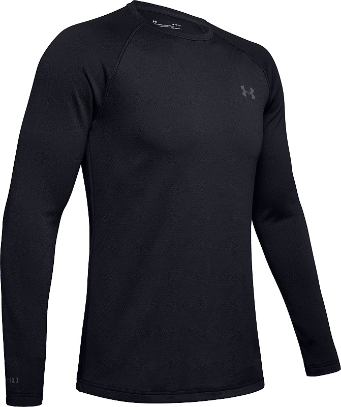 UNDER ARMOUR Tričko s dlhým rukávom Packaged Base 3.0 Crew - čierne (1343243-001)