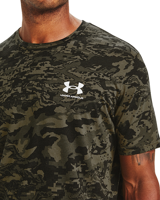 UNDER ARMOUR Tričko ABC Camo SS - čierne / camo (1357727-001)