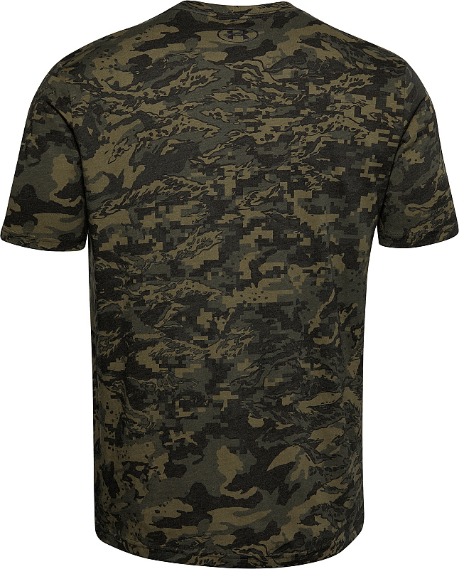 UNDER ARMOUR Tričko ABC Camo SS - čierne / camo (1357727-001)