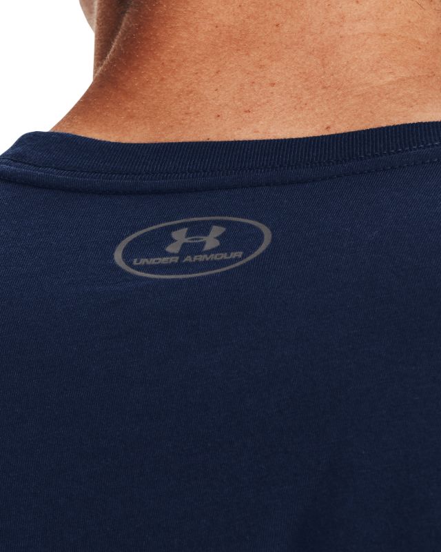 UNDER ARMOUR Tričko Armour Big Logo Ss - modré (1329583-408)