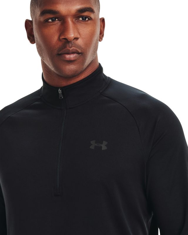 UNDER ARMOUR Tričko s dlhým rukávom UA Tech 1/2 Zip 2.0 - čierne (1328495-001)