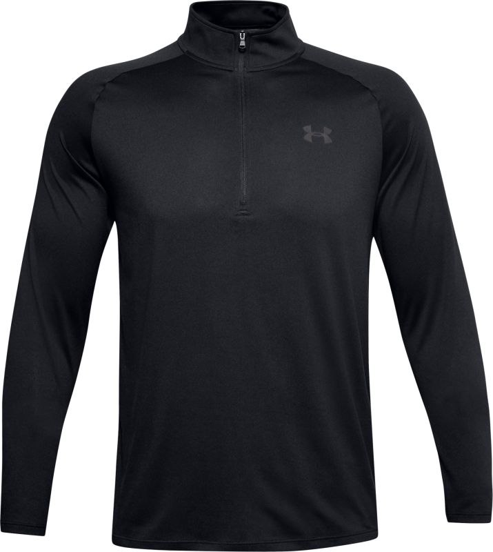 UNDER ARMOUR Tričko s dlhým rukávom UA Tech 1/2 Zip 2.0 - čierne (1328495-001)