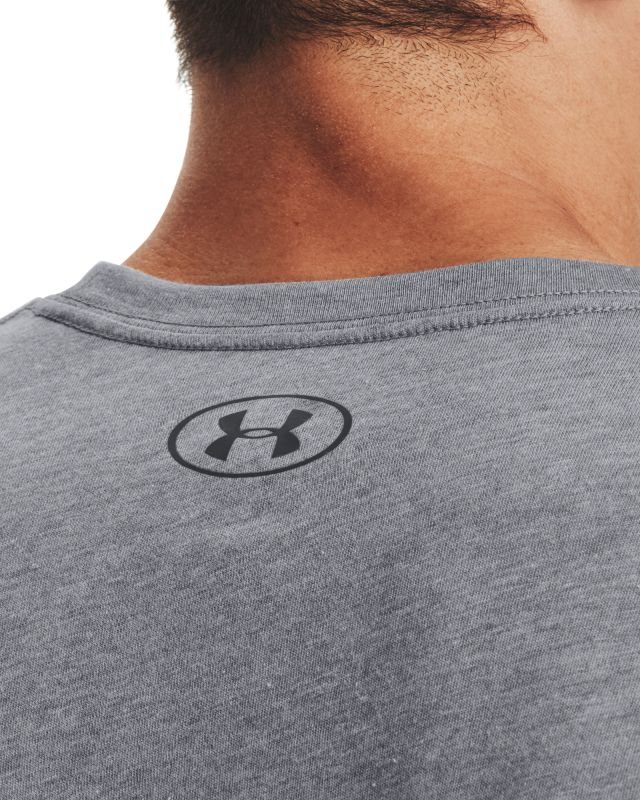 UNDER ARMOUR Tričko Sportstyle Logo Ss - šedé (1329590-036)