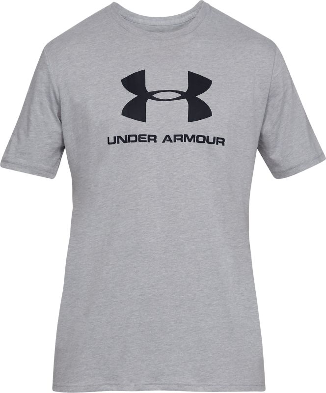 UNDER ARMOUR Tričko Sportstyle Logo Ss - šedé (1329590-036)