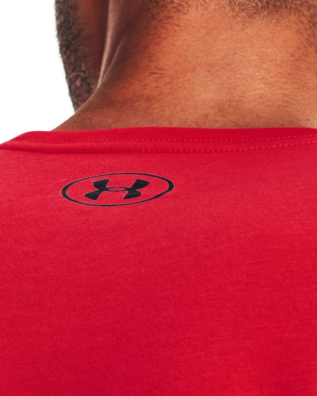 UNDER ARMOUR Tričko Sportstyle Logo Ss - červené (1329590-601)