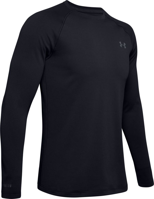 UNDER ARMOUR Tričko s dlhým rukávom Packaged Base 2.0 Crew - čierne (1343244-001)