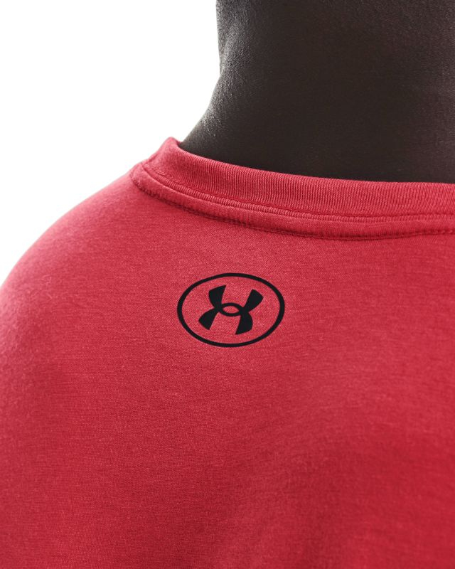 UNDER ARMOUR Tričko Sportstyle Logo Ss - červené (1329590-638)