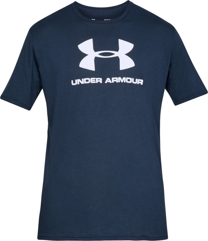 UNDER ARMOUR Tričko Sportstyle Logo Ss - navy (1329590-408)