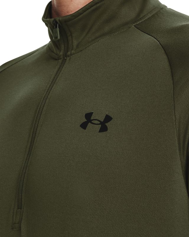 UNDER ARMOUR Tričko s dlhým rukávom Tech 1/2 Zip - marine OD green / black (1328495-392)