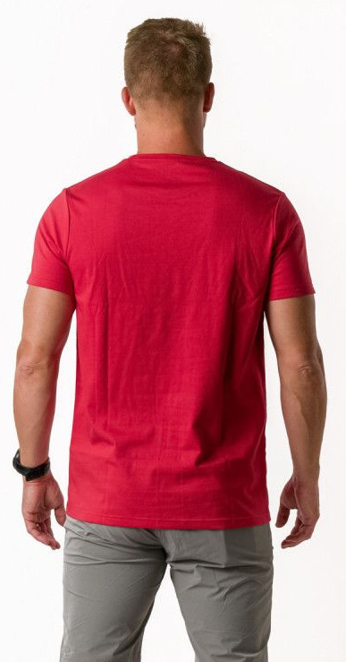NORTHFINDER Tričko ELBERT - červené (107097-360)