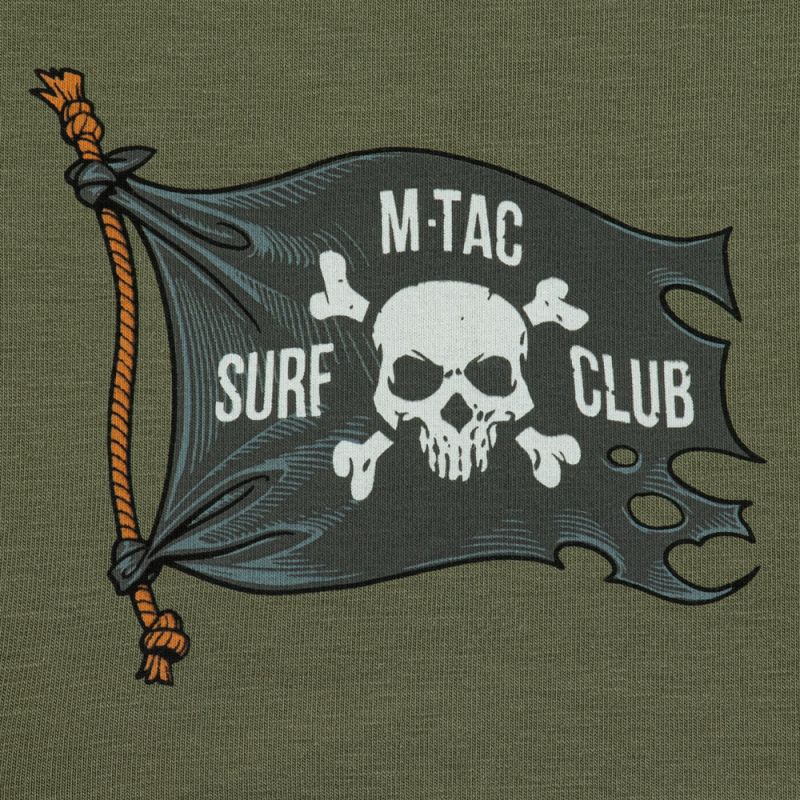 M-TAC Tričko Surf Club - light olive (80062038)