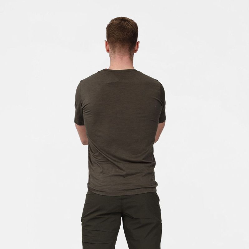 NORTHFINDER Funkčné tričko JIMEN - dark green (108613-300)