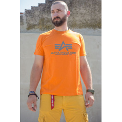 ALPHA INDUSTRIES Tričko BASIC - alpha orange (100501/429)