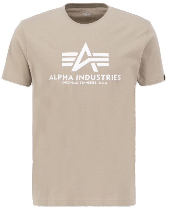 ALPHA INDUSTRIES Tričko BASIC - vintage sand (100501/679)