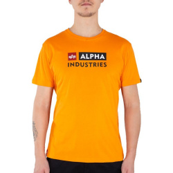 ALPHA INDUSTRIES Tričko Block-Logo T - alpha orange (118507/429)