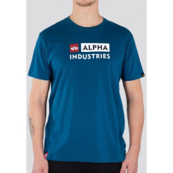 ALPHA INDUSTRIES Tričko Block-Logo T - naval blue (118507/579)